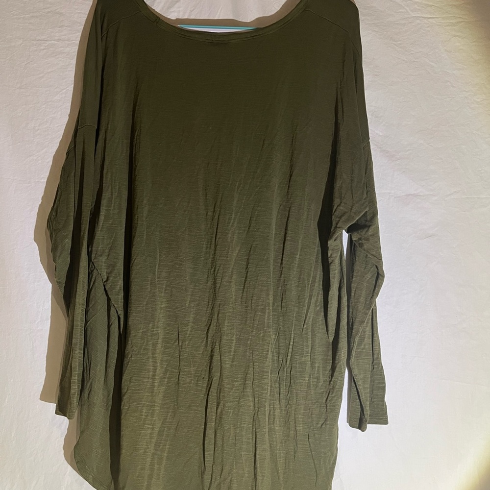 Old Navy Luxe Top in Olive
